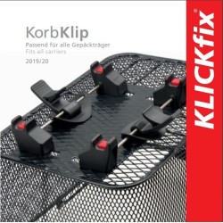 Easy flyer KLICKfix borse compatibili KorbKlip Tedesco-Inglese