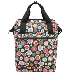 Borsa RK post. laterale 12,0 L. "ROOMY GT", 40x25x17, vario e haken, happy flowers