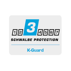 Cop. Schwalbe 16"  (47 305)-(16x1.75) Road Cruiser, HS484, KG, GrG, twin, Nero+Reflex