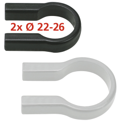 Fascetta Klickfix per pieghe manubrio standard Ø 25.2 (10Pz)