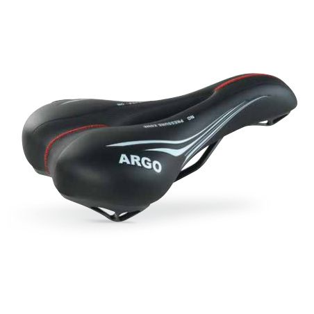 Selle SMG trekking "Argo", dim. 280x160, c/foro, nera